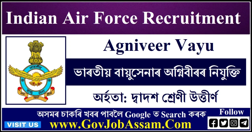 Indian Air Force Agniveer Vayu Recruitment