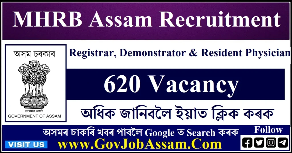 MHRB Assam Recruitment