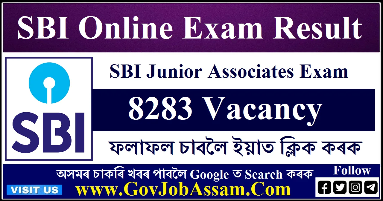 SBI Result 2024 8283 Junior Associates Online Exam Result Check Now   SBI Result 2024.webp