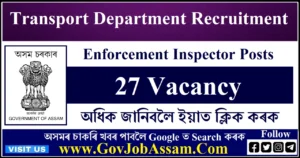 Transport Department Recruitment