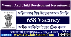 Women And Child Development Recruitment 2024
