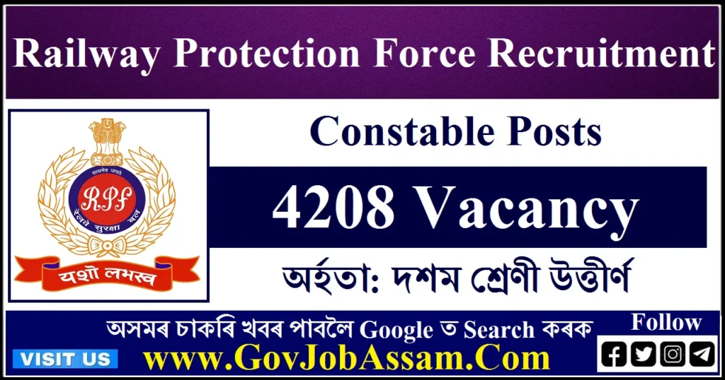 Railway Protection Force Recruitment
