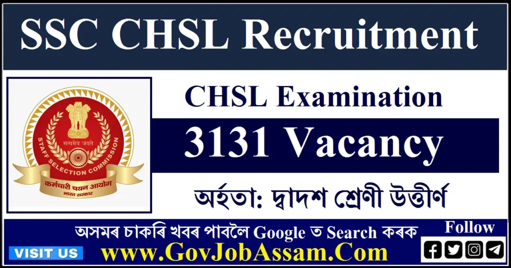 SSC CHSL Recruitment