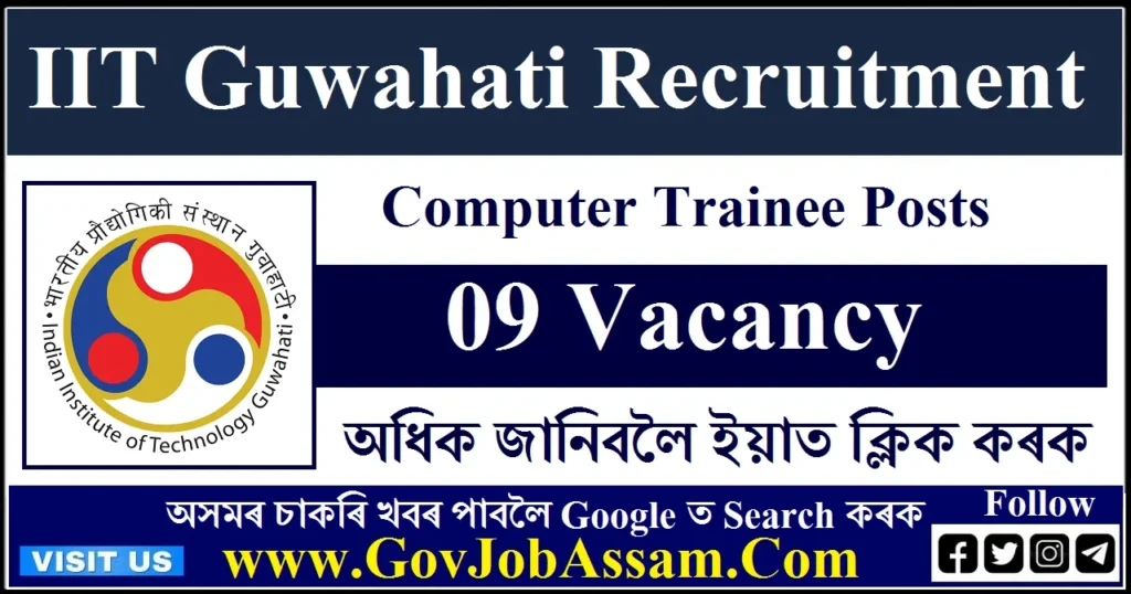 IIT Guwahati Recruitment