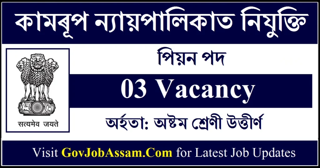 Kamrup Judiciary Recruitment