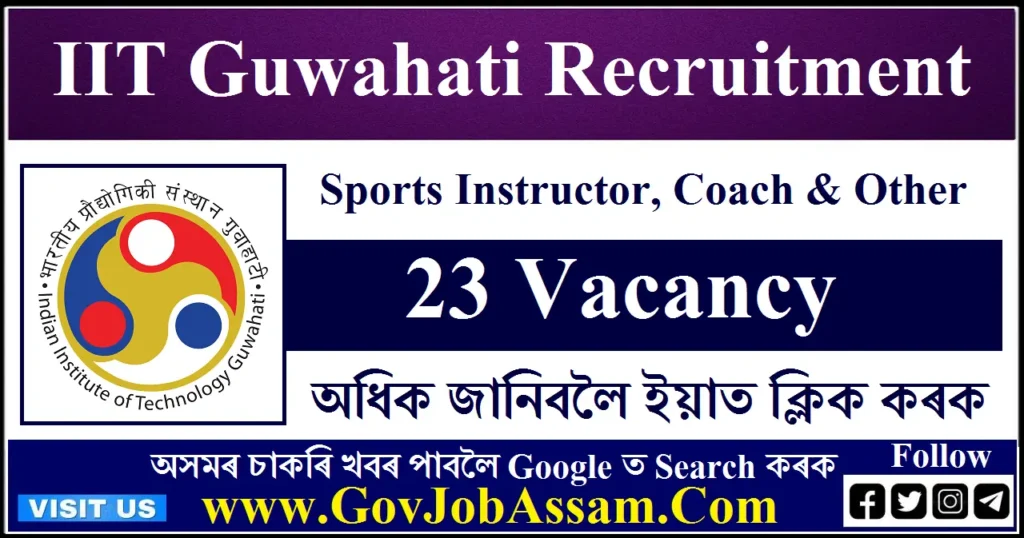IIT Guwahati Recruitment