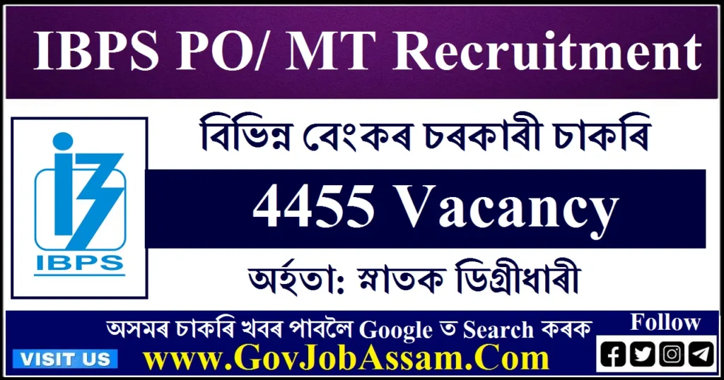 IBPS PO / MT Recruitment 2024