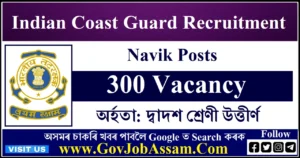 Indian Coast Guard Navik Recruitment