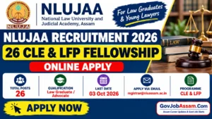 NLUJA Recruitment 2026