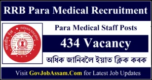 RRB Para Medical Staff Recruitment