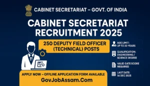 Cabinet Secretariat Recruitment 2025
