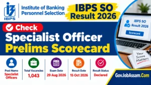 IBPS SO Result 2026
