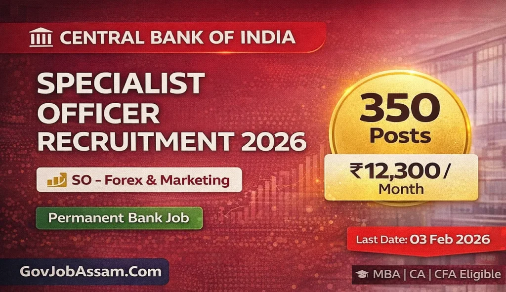 Central Bank of India Recruitment 2026