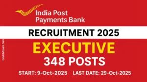 India Post Payments Bank Recruitment 2025