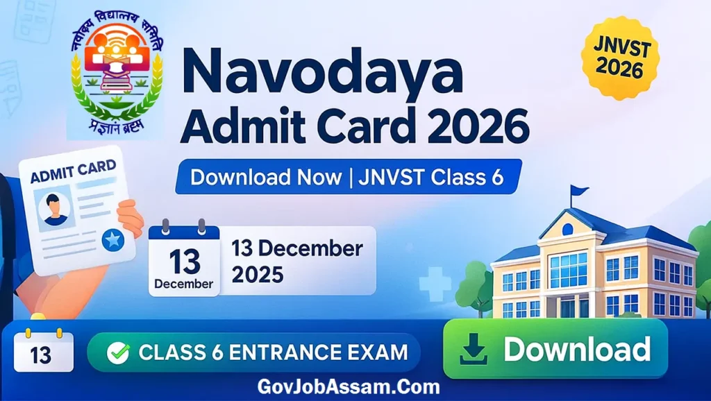 Navodaya Admit Card 2026
