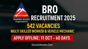Border Roads Organisation Recruitment 2025