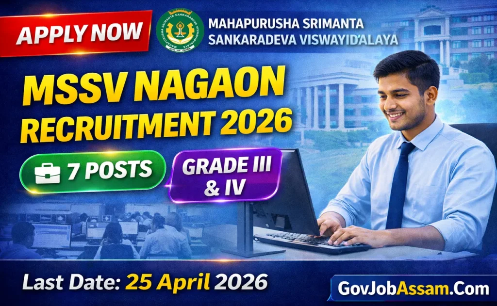 MSSV Nagaon Recruitment 2026