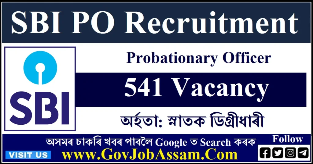 SBI PO Recruitment