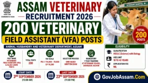 Assam Veterinary Recruitment 2026
