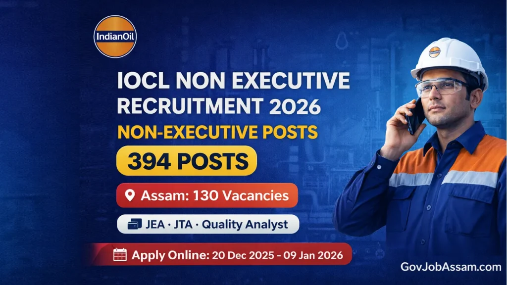 IOCL Non Executive Recruitment 2026