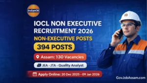 IOCL Non Executive Recruitment 2026
