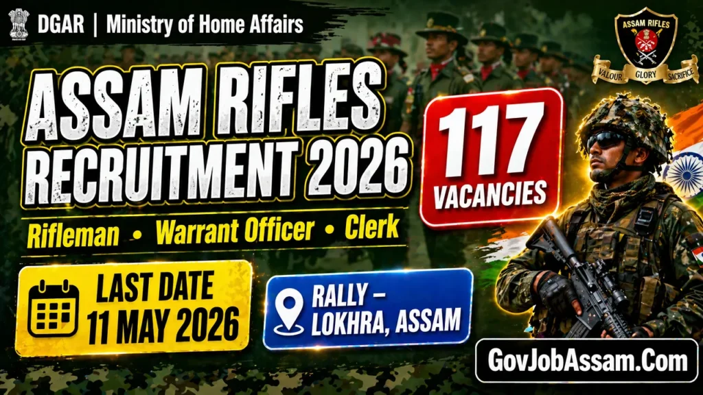 Assam Rifles Recruitment 2026