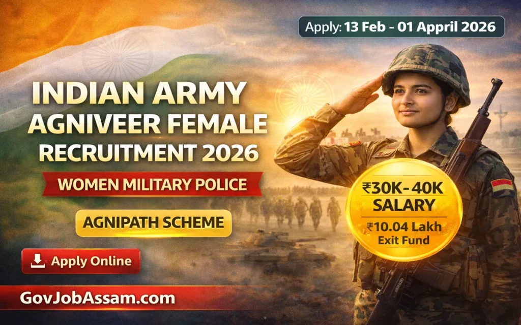 Indian Army Agniveer Female Recruitment 2026
