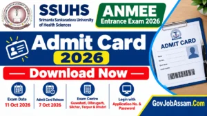 Assam ANMEE Admit Card 2026
