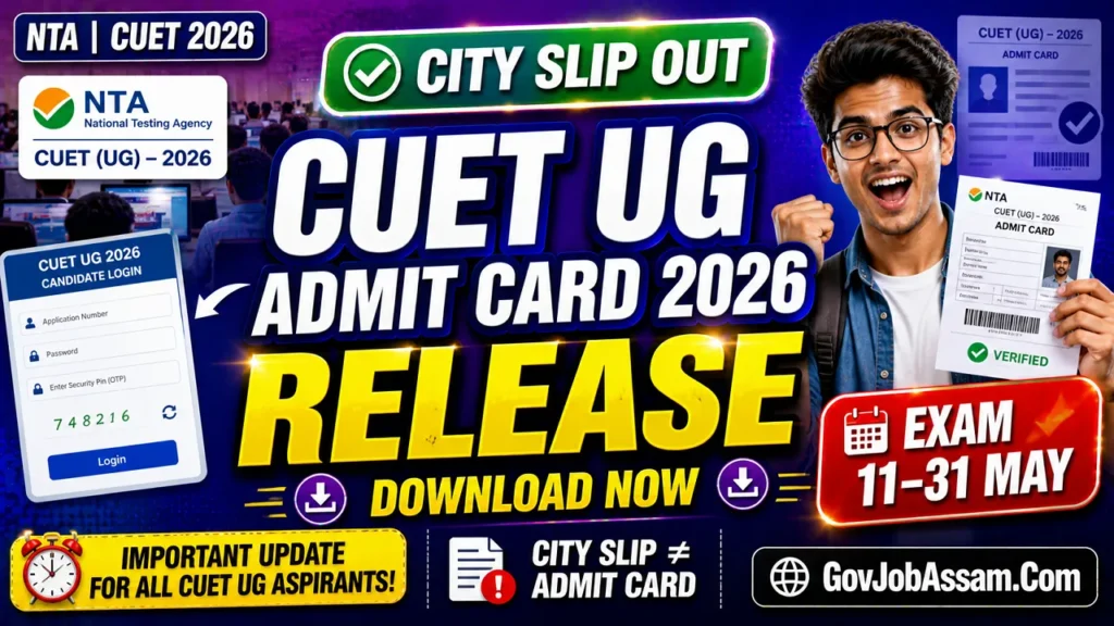 CUET UG Admit Card 2026