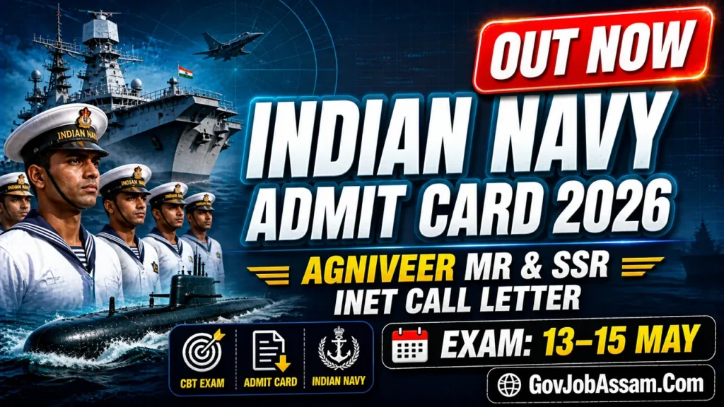 Indian Navy Admit Card 2026