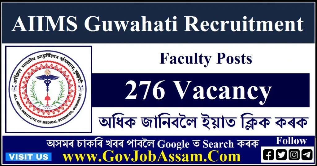 AIIMS Guwahati Recruitment
