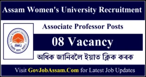 Assam Women's University Recruitment