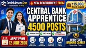 Central Bank of India Apprentice Recruitment 2026