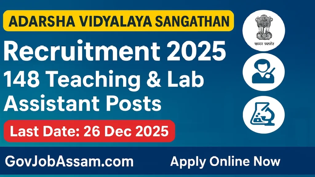 Adarsha Vidyalaya Sangathan Recruitment 2025