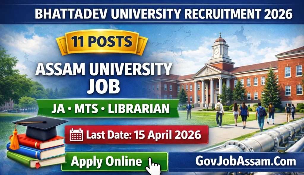 Bhattadev University Recruitment 2026