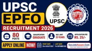 UPSC EPFO Recruitment 2026