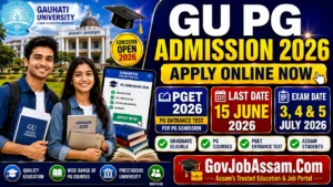 Gauhati University PG Admission 2026