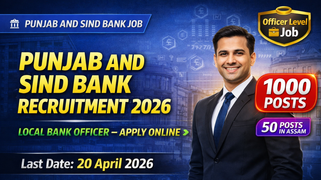 Punjab and Sind Bank Recruitment 2026