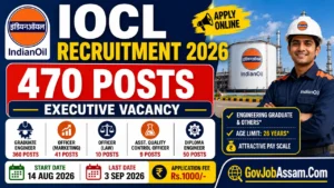 IOCL Executive Recruitment 2026