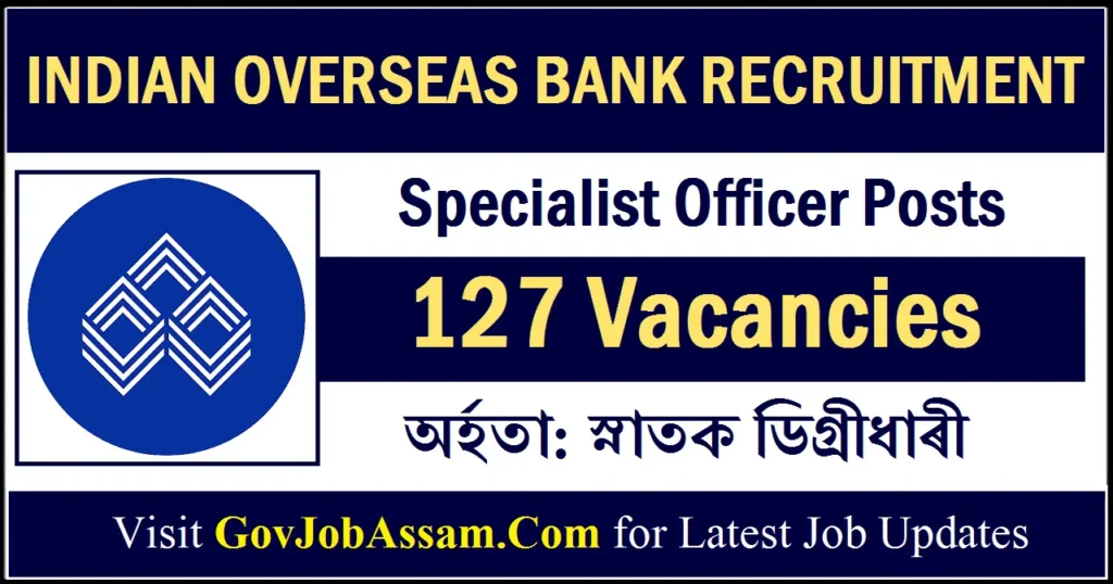 Indian Overseas Bank Recruitment