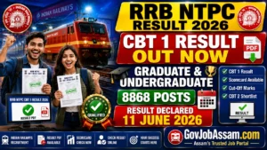 RRB NTPC Result 2026