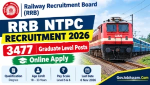 RRB NTPC Recruitment 2026