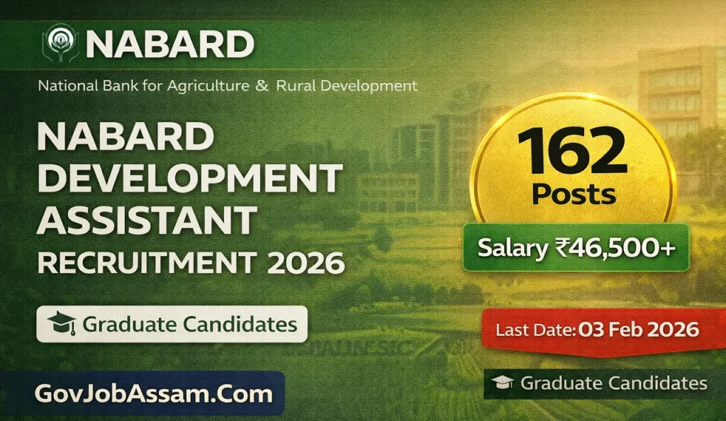 NABARD Development Assistant Recruitment 2026