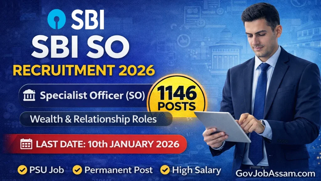 SBI Specialist Officer Recruitment 2026