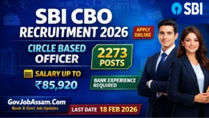 SBI CBO Recruitment 2026