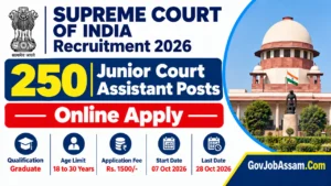 Supreme Court of India Recruitment 2026