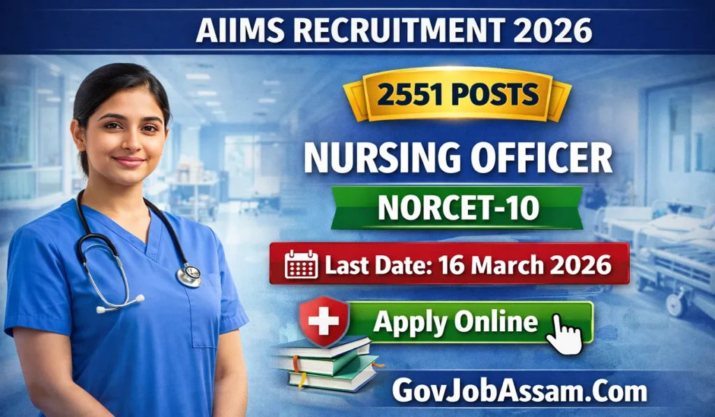 AIIMS Nursing Officer Recruitment 2026