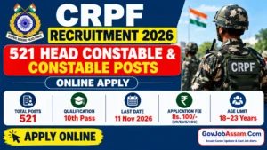CRPF Recruitment 2026