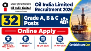 Oil India Limited Recruitment 2026