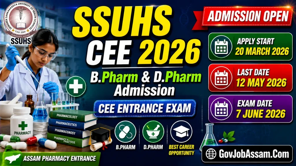 SSUHS DPharm and BPharm Admission 2026